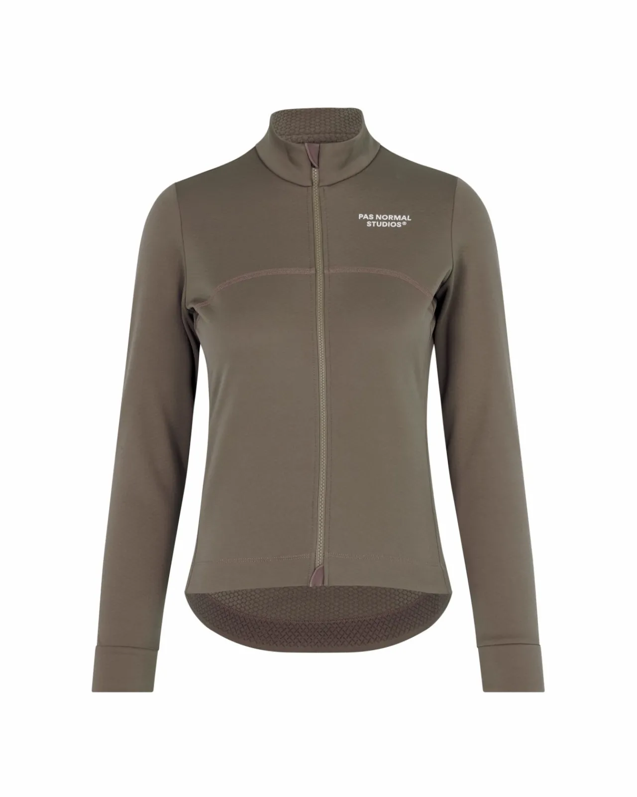 Pas Normal Studios Women's Essential Thermal Long Sleeve Jersey — Ash Brown^Women Jerseys