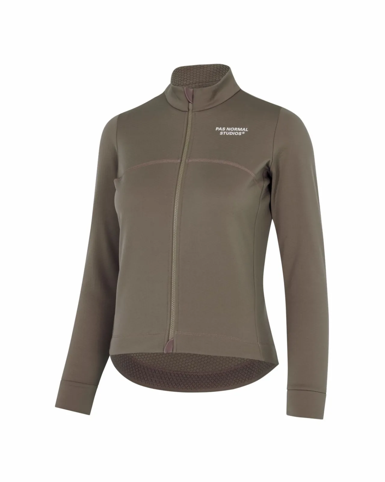 Pas Normal Studios Women's Essential Thermal Long Sleeve Jersey — Ash Brown^Women Jerseys