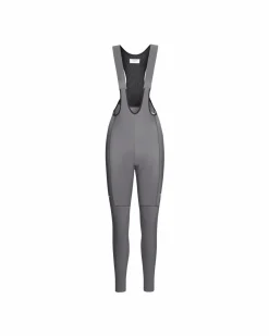 Pas Normal Studios Women's Essential Thermal Long Bibs — Stone Grey^Women Bibs