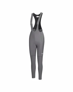 Pas Normal Studios Women's Essential Thermal Long Bibs — Stone Grey^Women Bibs
