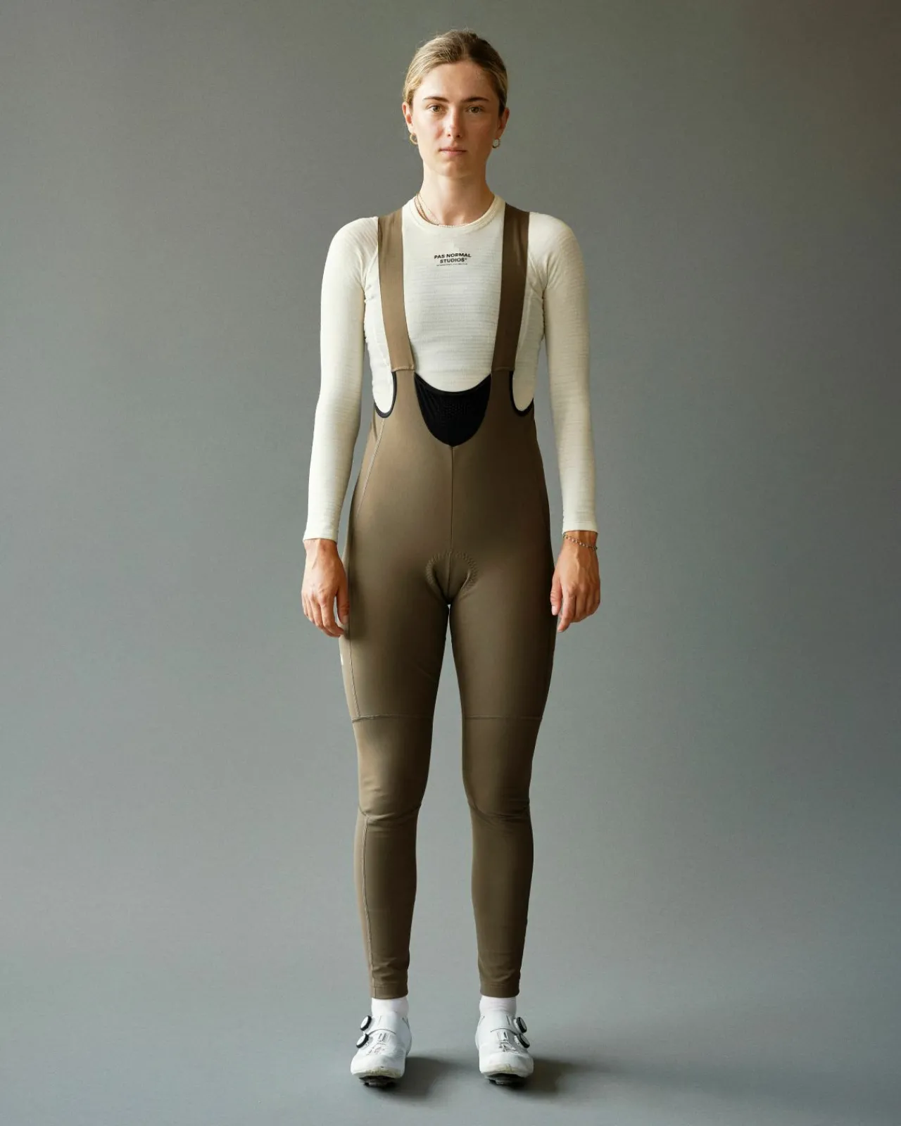 Pas Normal Studios Women's Mechanism Deep Winter Long Bibs — Dark Stone^Women Bibs