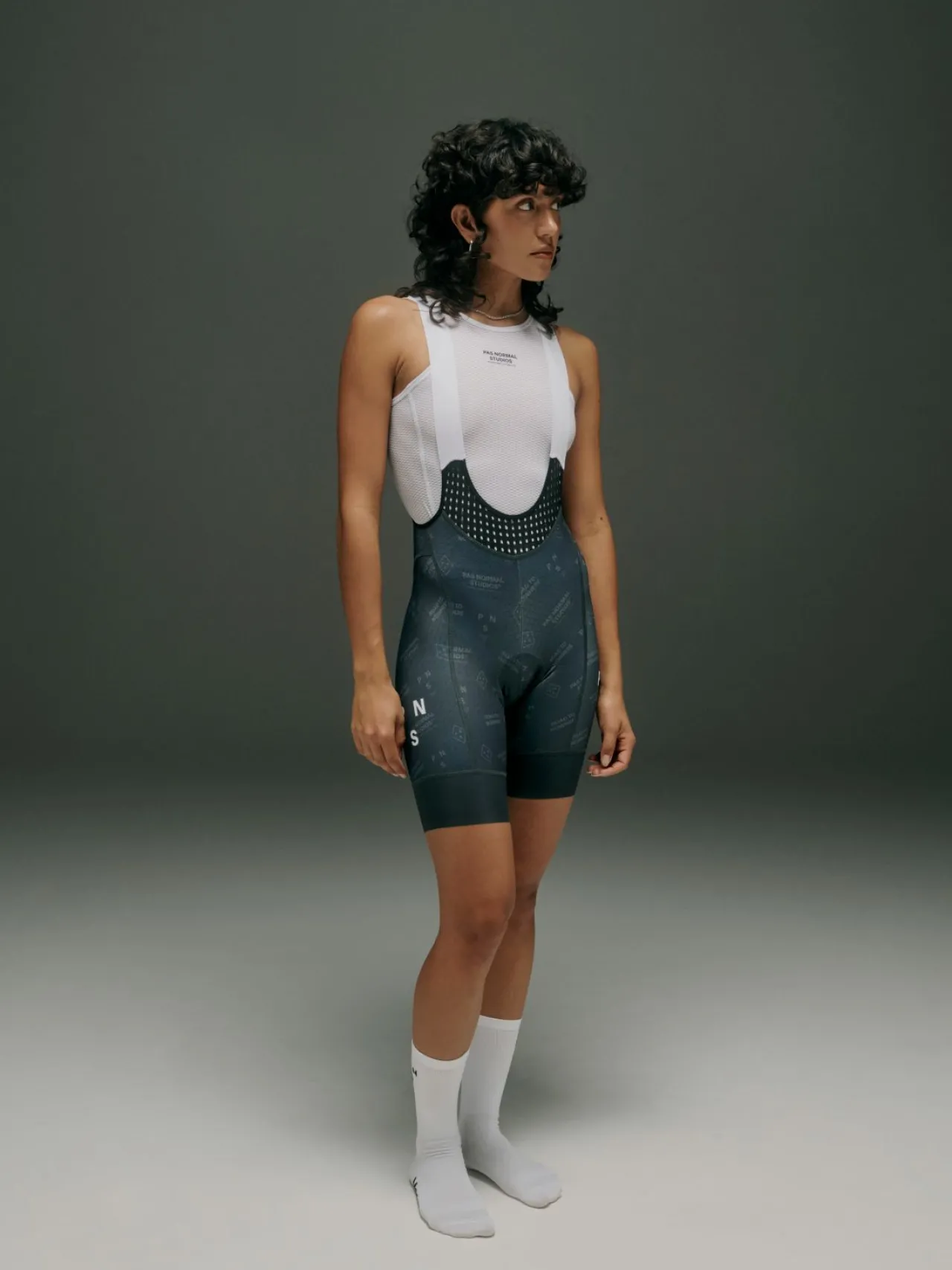 Pas Normal Studios Women's Mechanism Late Drop Bibs — Black Contrast^Women Bibs