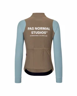 Pas Normal Studios Women's Mechanism Long Sleeve Jersey — Dusty Blue / Dark Stone^Women Jerseys