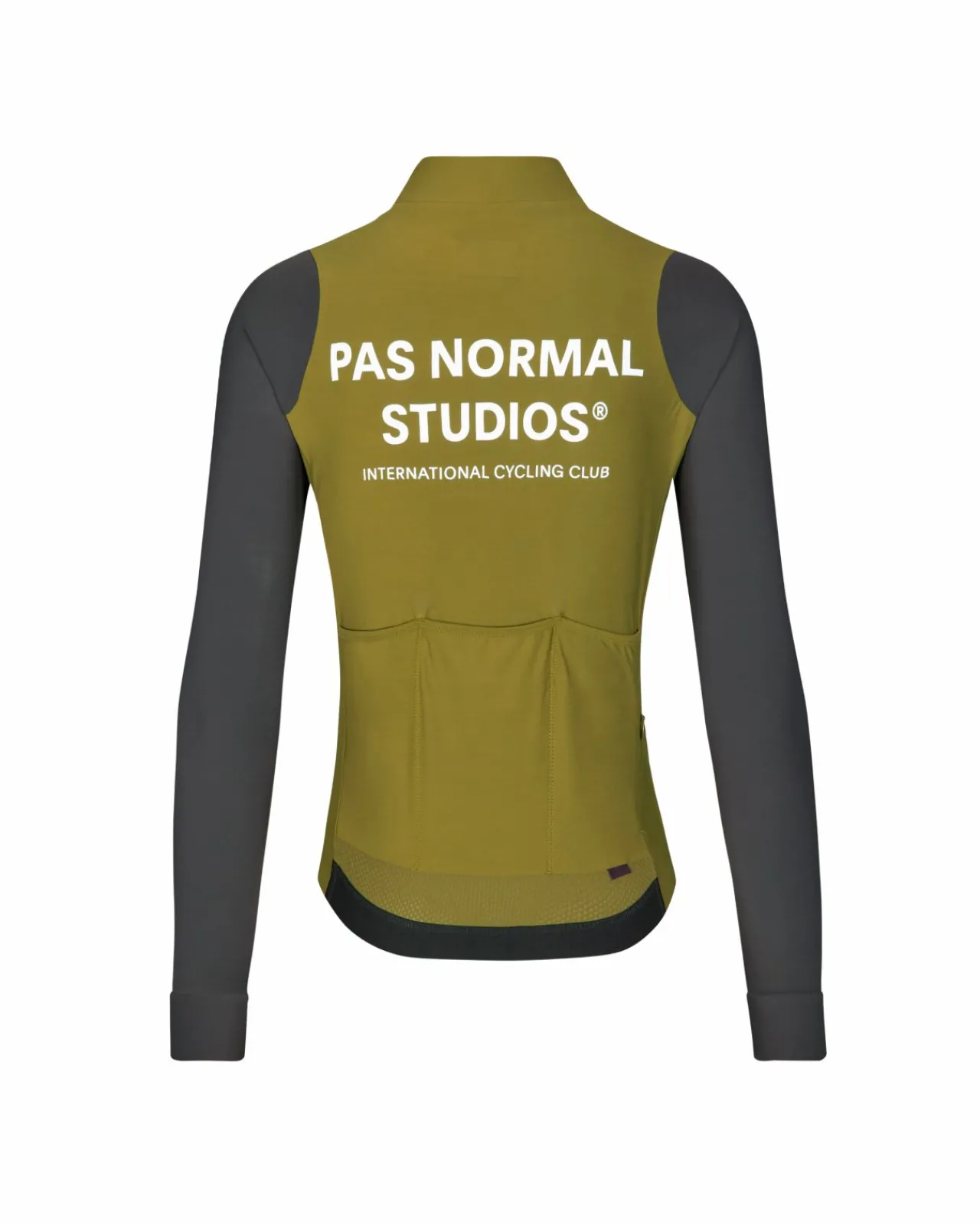 Pas Normal Studios Women's Mechanism Long Sleeve Jersey — Deep Grey / Green^Women Jerseys