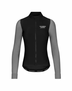 Pas Normal Studios Women's Mechanism Long Sleeve Jersey — Black/Medium Grey^Women Jerseys