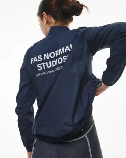 Pas Normal Studios Women's Mechanism Pertex Rain Jacket — Navy^Women Jackets & Gilets