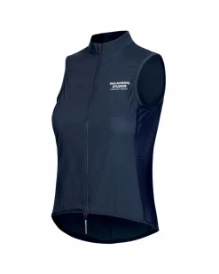 Pas Normal Studios Women's Mechanism Stow Away Gilet — Navy^Women Jackets & Gilets