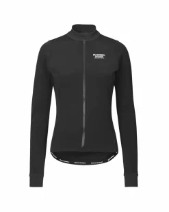 Pas Normal Studios Women's Mechanism Thermal Long Sleeve Jersey — Black^Women Jerseys