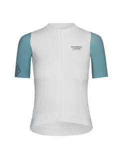 Pas Normal Studios Women's Midsummer Jersey — Dusty Blue Sleeve^Women Jerseys