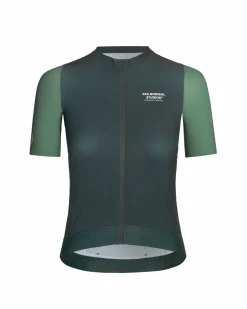 Pas Normal Studios Women's Midsummer Jersey — Green Sleeve^Women Jerseys