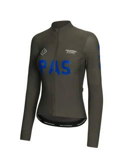 Pas Normal Studios Women's PAS Mechanism Long Sleeve Jersey — Dark Olive^Women Jerseys