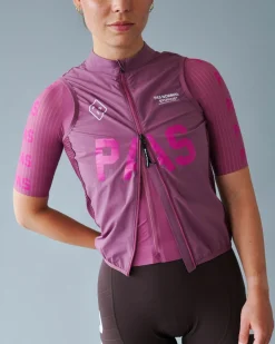 Pas Normal Studios Women's PAS Mechanism Stow Away Gilet — Mauve^Women Jackets & Gilets