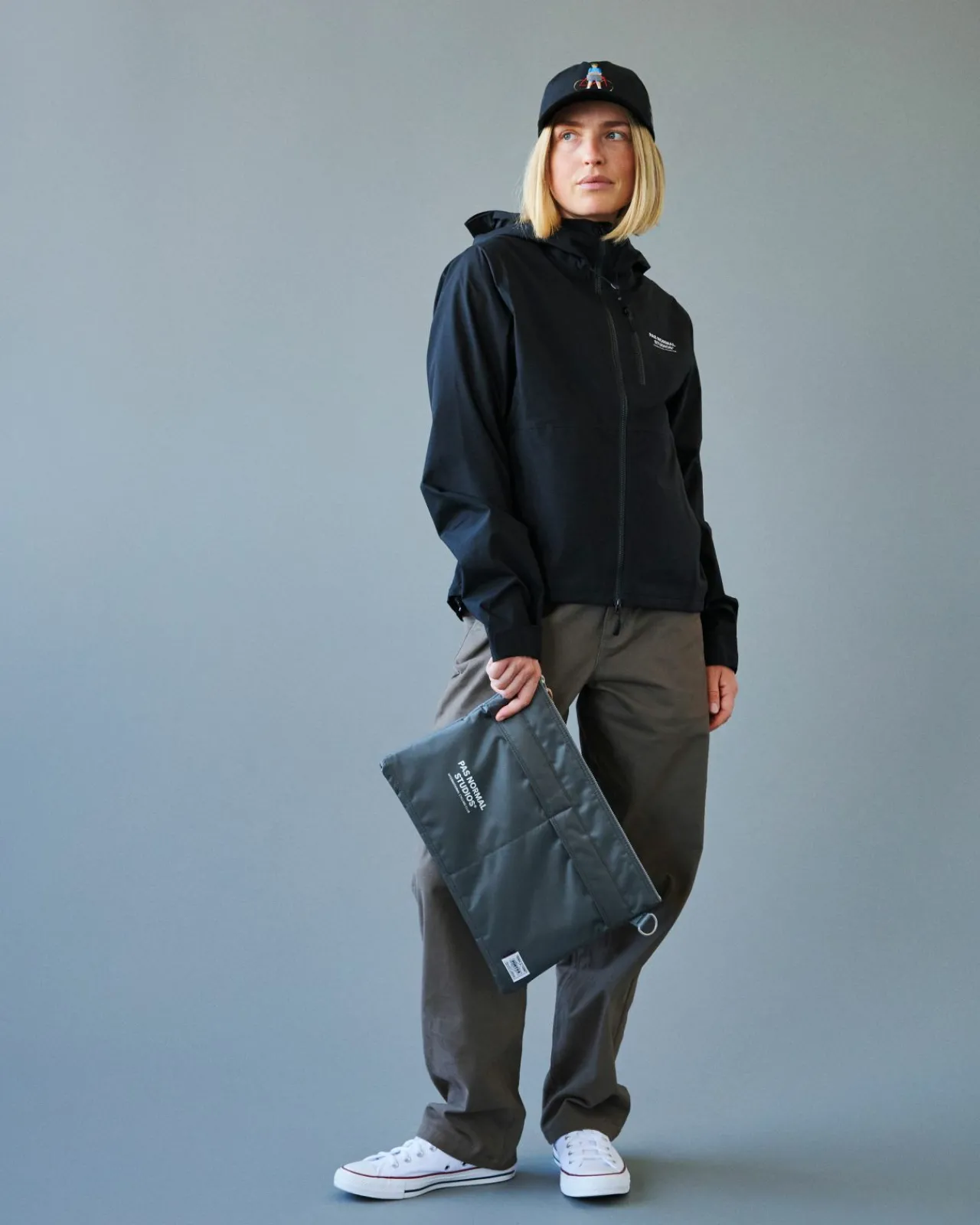 Pas Normal Studios Women's Porter Off-Race Shell Jacket — Black^Women Casual