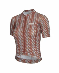 Pas Normal Studios Women's Solitude Jersey — Sky Blue / Brick^Women Jerseys