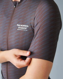 Pas Normal Studios Women's Solitude Jersey — Dark Navy / Light Brown^Women Jerseys