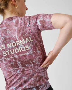 Pas Normal Studios Women's Solitude Late Drop Jersey — Burgundy^Women Jerseys