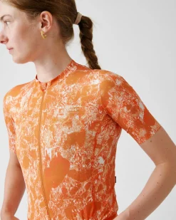 Pas Normal Studios Women's Solitude Late Drop Jersey — Orange^Women Jerseys