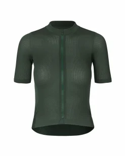 Pas Normal Studios Women's Solitude Mesh Jersey — Dark Green^Women Jerseys