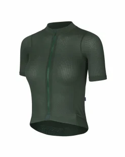 Pas Normal Studios Women's Solitude Mesh Jersey — Dark Green^Women Jerseys