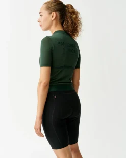 Pas Normal Studios Women's Solitude Mesh Jersey — Dark Green^Women Jerseys
