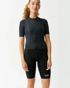 Pas Normal Studios Women's Solitude Mesh Jersey — Black^Women Jerseys