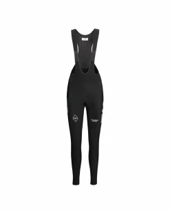 Pas Normal Studios Women's T.K.O. Essential Thermal Long Bibs — Black^Women Bibs