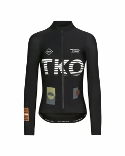 Pas Normal Studios Women's T.K.O. Mechanism Long Sleeve Jersey — Black^Women Jerseys