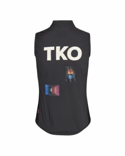 Pas Normal Studios Women's T.K.O. Mechanism Stow Away Gilet — Charcoal^Women Jackets & Gilets