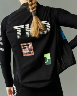 Pas Normal Studios Women's T.K.O. Mechanism Stow Away Gilet — Black^Women Jackets & Gilets